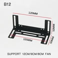 thumbnail image 1 of Computer Case Memory 120mm 140mm Cooling Fan Support Holder RAM Module Cooler Bracket B12 For 120mm Fan, 1 of 6