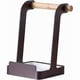 thumbnail image 1 of Pot Lid Holder Metal and Wood Pot and Spoon Lid Rack Kitchen Spatula Shelf (Black), 1 of 5