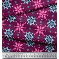 thumbnail image 1 of Soimoi Velvet Fabric Artistic Floral Print Sewing Fabric Yard 58 Inch Wide, 1 of 3