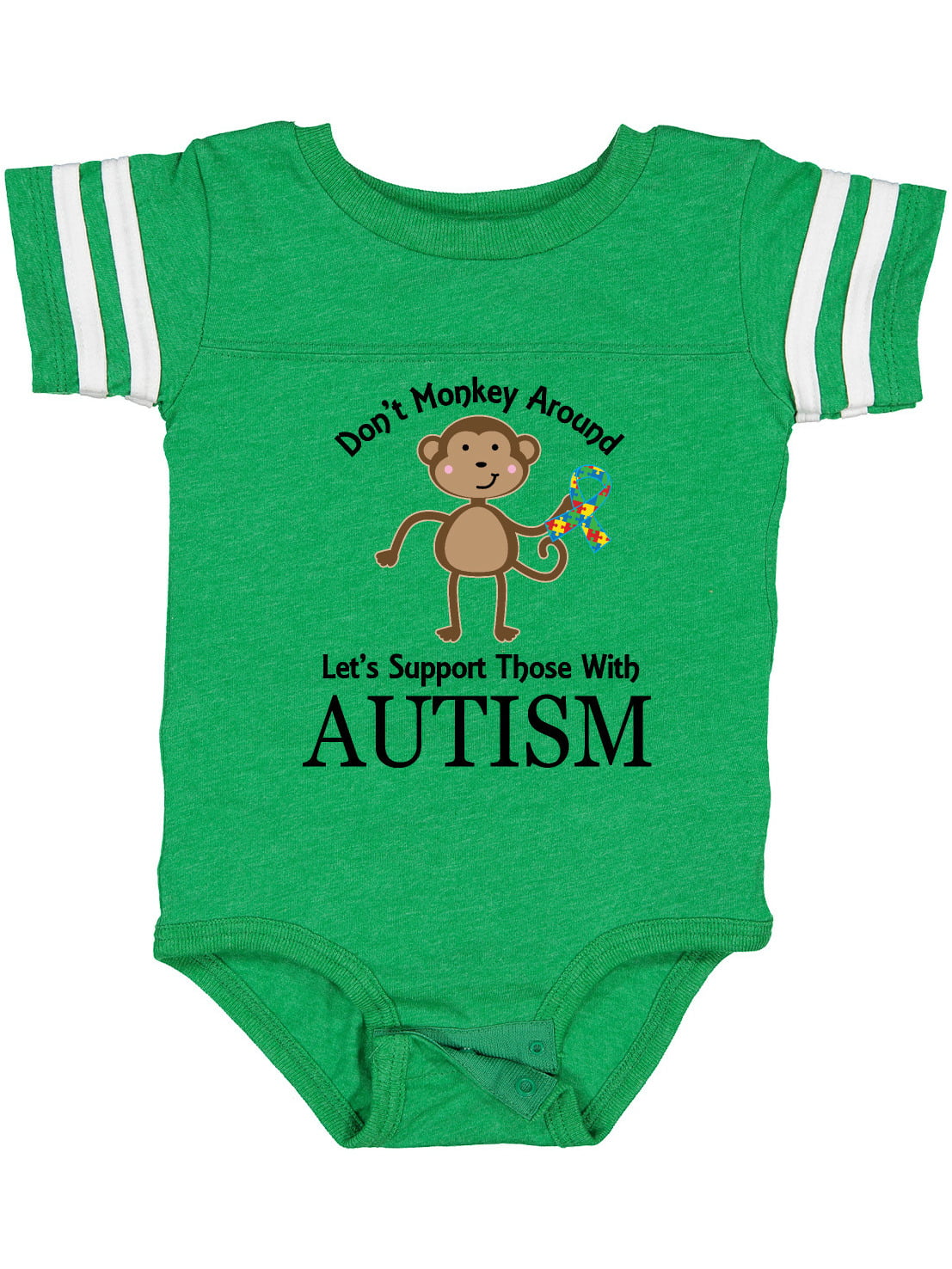 Support Inktastic Autism Awareness Educate Advocate Infant Creeper Puzzle 
