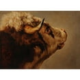 thumbnail image 2 of Jacques-Raymond Brascassat 18x14 Gold Ornate Wood Frame and Double Matted Museum Art Print Titled - Cow's Head, 2 of 4