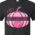 thumbnail image 4 of Inktastic Hope Fight Cure Pink Breast Cancer Awareness Pumpkin T-Shirt, 4 of 5