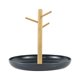 thumbnail image 3 of Bandeja para joyas, bandeja para servir, soporte decorativo para baratijas para baño, decoración del hogar Negro, 3 of 8