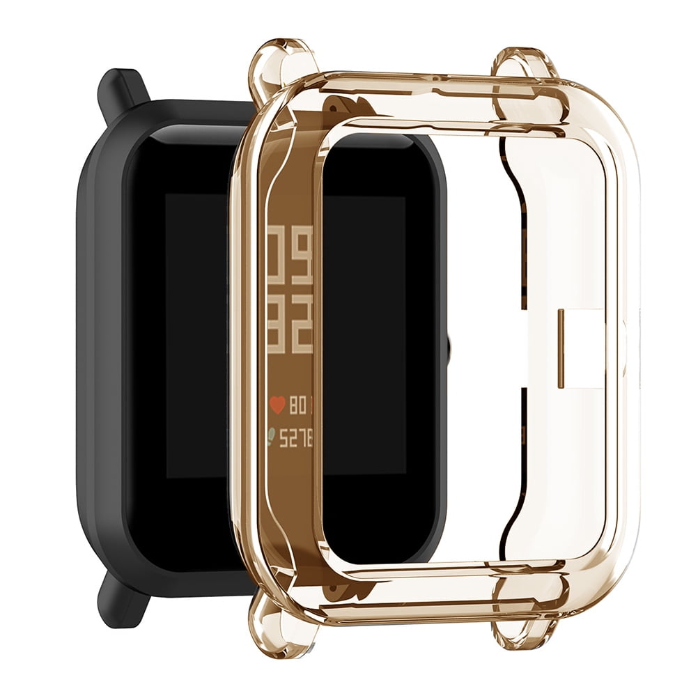 Valatala Smart Watch Clear TUP Protective Case Compatible for AMAZFIT Bip/ AMAZFIT Bip S/Bip 1S/Amazfit Bip Lite/bip Lite 1S/Amazfit A1608 -  Walmart.com