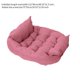 thumbnail image 4 of Cama para perros, alfombra plegable para mascotas, sofá para perros, colchón, cama para mascotas, nido para cachorros y gatitos para dormir, sentarse Rosa, 4 of 6