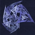 thumbnail image 1 of Ahgly Company Machine Washable Indoor Square Transitional Night Blue Area Rugs, 5' Square, 1 of 7
