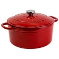 thumbnail image 1 of Cocotte Émail Rouge Lodge De 5.5 Pintes, 1 of 6