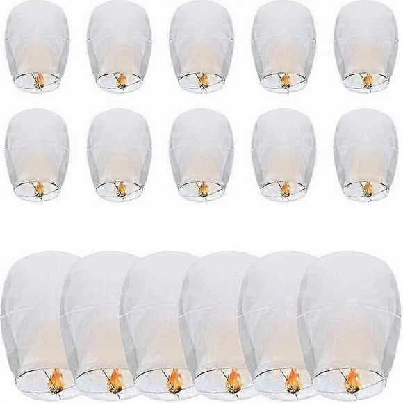 20 Pack Biodegradable Paper Lanterns LIUMY for Weddings Birthdays Memorials