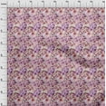 thumbnail image 4 of oneOone Silk Tabby Purple Fabric Floral Quilting Supplies Print Sewing Fabric By The Yard 42 Inch Wide-NN, 4 of 6