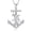 Steel, variant on Skulltatic Infinity Love Cross Fish Hook Urn Pendant Cremation Jewelry for Ashes Keepsake Memory Necklace Memorial Jewelry