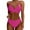 Hot Pink, variant on Womens Bathing Suits 2 Piece Womens Two Piece Swimsuits Bikini Bathing Suits Vintage(Red,S)