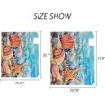 thumbnail image 3 of Coolnut Mailbox Covers, Magnetic Standard Size Watercolor Seashells Sea Star and Stones Seasonal Mail Wraps for Home Outdoor Decor, 20.7"x18.03", 3 of 5