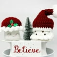 thumbnail image 3 of Adorable Mug Cap Multipurpose Woolen Yarn Christmas Santa Soft Mug Hats Holiday Decoration, 3 of 11