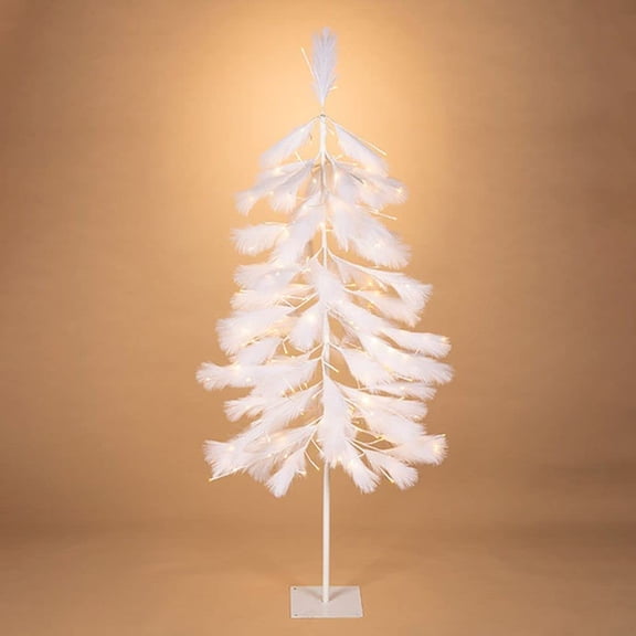 Gerson 5'H Electric Lighted Pampas Grass Down Swept Tree with 230 Ww Led Lights