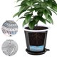 thumbnail image 5 of Maceta transparente para control de raíces orquídea flor carnosa contenedor transpirable (negro) Sywqhk Libre de BPA, 5 of 8