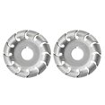 thumbnail image 1 of Paquete de 2 sierras de cadena de acero 12T de disco amoladora angular de 65 mm para herramientas de corte de talla de Macarena Disco angular de talla de madera, 1 of 5