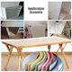 thumbnail image 4 of Cinta adhesiva para bordes en forma de U, autoadhesiva, para muebles, tableros de madera, gabinetes, mesas, sillas, cubierta protectora, tira de sellado anticolisión de TPE, 4 of 5