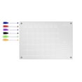 thumbnail image 1 of Tableau Magnétique en Acrylique pour Réfrigérateur Réutilisable Planificateur Magnétique Tableau Blanc pour Entraînement Réfrigérateur Inclut 6 Marqueurs avec Tableau de Calendrier 6ml, 1 of 8