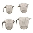 thumbnail image 2 of Abbracc 4 Pieces Measuring Cups Measure Jugs Lightweight coffee milk Transparent set B, 2 of 9
