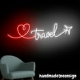 thumbnail image 5 of Handmadetneonsign Travel Neon Sign, Traveling Led Light, Airplane Wall Art Decor, Home Wall Decor 69152, 5 of 5
