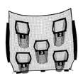 thumbnail image 4 of Red de Lanzamiento de Fútbol Americano, 2,1 X 2,1 Metros, Red de Práctica de Béisbol con 5 Bolsillos para Objetivos, Ideal para El Patio de Béisbol Y, 4 of 8