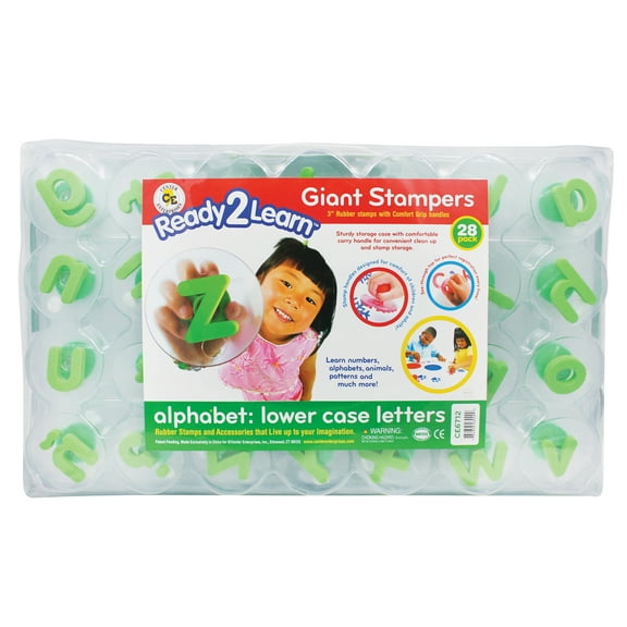 READY 2 LEARN Giant Stampers - Lowercase Letters - Set of 28