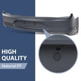 thumbnail image 4 of Rear Bumper Cover Fascia Without Park Sensor Holes Fit For 2018-2023 Ford Mustang, 4 of 10