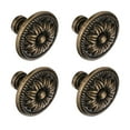 thumbnail image 1 of IDEANATEGRATE 4Ud Pomos Redondos Duraderos Para Gabinetes Y Cajones En Aleación De Zinc, 1 of 6