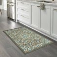 Mainstays Bright Persian Medallion Gray Blue Indoor Accent Rug, 2'6
