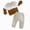 H234-Beige, variant on TOWED22 2 Piece Toddler Baby Girl Boy Outfits Fall Winter Clothes Long Sleeve Color Block Sweatshirt Tops and Joggers Pants Set Clothing(Beige,0-6 Mouths)