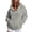 C208 White, variant on CONZONE Womens Oversized Hoodies Long Sleeve Zip Up Leopard Hooded Sweatshirts for Women Drawstring Fall Winter Pullover Tops with Pocket
