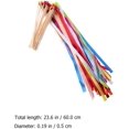 thumbnail image 2 of Healifty 20Pcs Ribbon Wands Wedding Streamers Silk Ribbon Sticks Rhythmic Gymnastics Ribbon Dance Ribbons for Kids Children Performance (Mixed Color), 2 of 8