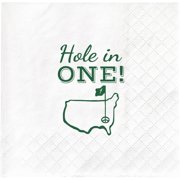 20pcs Hole in One Cocktail Napkins, One Year Old Birthday Party Supplies Gift Disposable Napkins, Golf Party Decorations Favors, Hole in One Birthday Decorations (5 x 5 In) 5"x5"