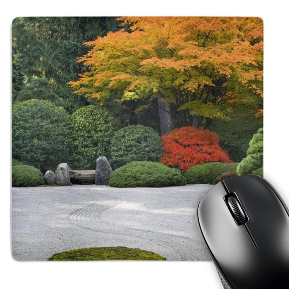 3dRose, Oregon, Portland. Zen pattern, Japanese Garden - US38 BJA0654 - Jaynes Gallery, MousePad