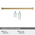 thumbnail image 5 of Amerock Faircrest 12-5/8 inch (320mm) Center-to-Center Champagne Bronze Cabinet Pull, 5 of 7