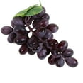 thumbnail image 2 of Anvazise 1 Bunch Fake Grape Artificial Plastic Lifelike Faux Fruit Home Garden Decoration Purple One Size, 2 of 9