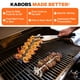 thumbnail image 3 of Set de Brochetas de Acero Inoxidable para Parrilla Proud Grill Slide & Serve, 3 of 9