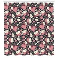 thumbnail image 3 of Ambesonne Japanese Shower Curtain, Night Garden Sakura, 69"Wx84"L, Multicolor, 3 of 3
