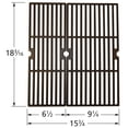 thumbnail image 2 of 2pc Matte Cast Iron Cooking Grid for Charbroil Gas Grills 18", 2 of 2