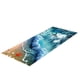 thumbnail image 2 of Alfombra de cocina rústica con diseño de estrellas de mar y conchas marinas, antideslizante, lavable, con tablones de madera turquesa, ideal para el suelo, alfombra de cocina tropical playera,, 2 of 5