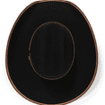 thumbnail image 4 of Stetson Foothills 3X Wool Black - Hats Wools  - Swfthsb724007, 4 of 4