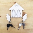 thumbnail image 4 of Family Personalized Key Holder Border Wooden Key Holder With Custom Name Engraving For Wall Mount Perfect For Home Entryway, 4 of 9