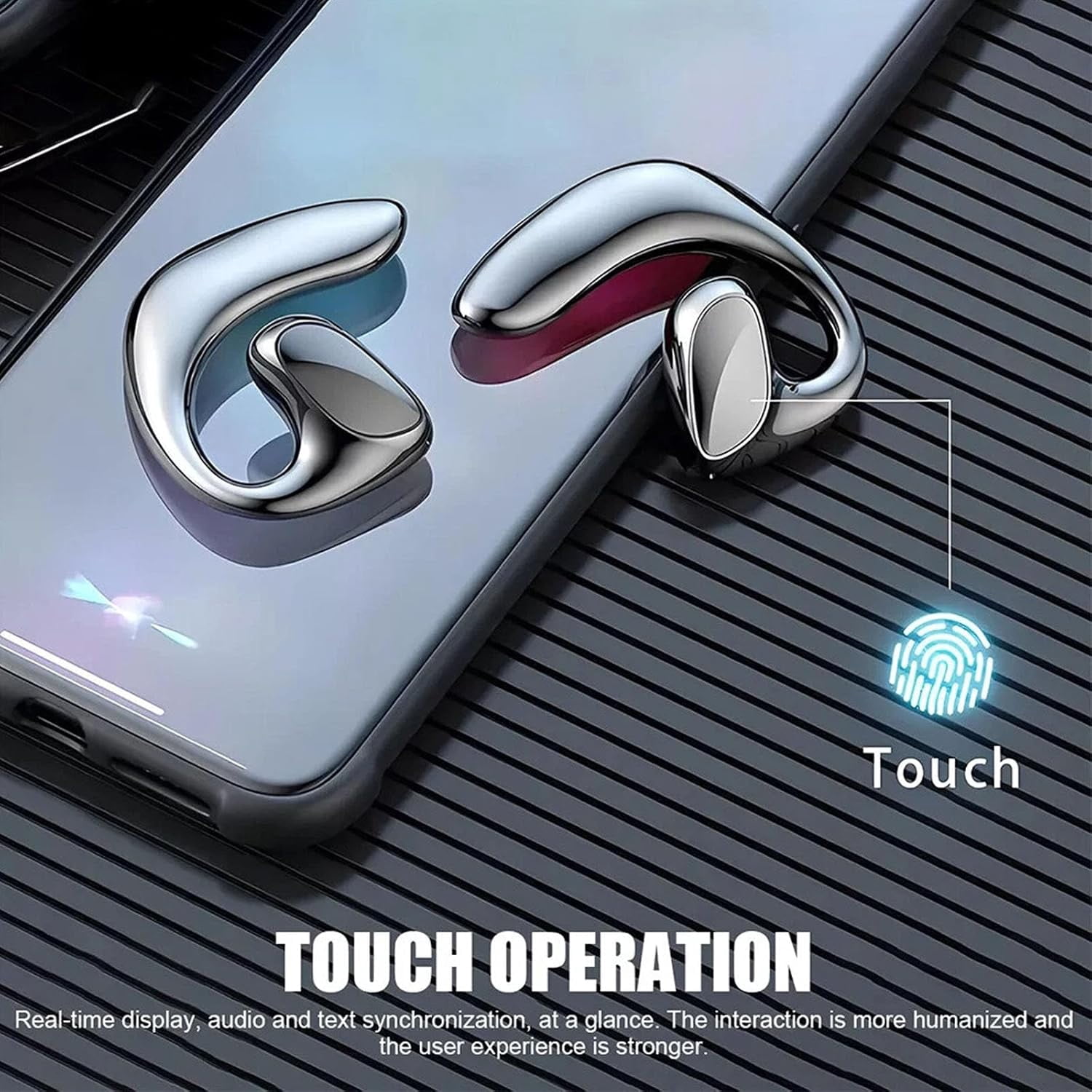 2026 New Translation Earbuds, 144 Languages Real-Time Two-Way AI Translator, Bluetooth Wireless Earphones for Travel, Business, Calls & Music, Open-Ear Comfort