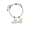 thumbnail image 3 of Delight Jewelry Silver-tone Big Sister - Silver-tone Rope Charm Bead Dangle with Mini 2025, 3 of 4