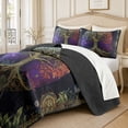 thumbnail image 2 of Flymme Bedspread for Twin Size Bed,2-Piece Tree of Life Quilt Set Reversible Lightweight Coverlet with Shams Soft Microfiber Bedding for All Season, 2 of 9
