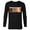 Black, variant on Logo with Christmas Holiday Avengers Decorations - Long Sleeve T-Shirt for Men - Customized-Black