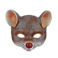 thumbnail image 1 of Máscara de ratón para niños, máscara de media cara de ratón, accesorio para disfraz de Halloween, 1 of 3