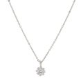 thumbnail image 3 of 1928 Jewelry Cubic Zirconia Flower Setting Pendant Necklace For Women 16" + 3" Extender, 3 of 3