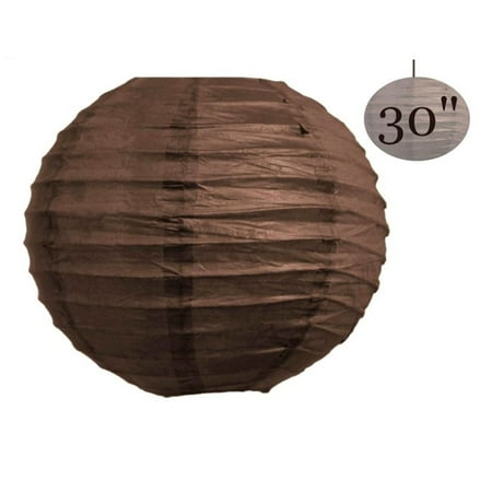 Balsacircle 12 Pcs 30 Extra Large Paper Lanterns Lamp Shades Chocolate Brown Balsacircle 12 Pcs 30 Extra Large Paper Lanterns Lamp Shades Chocolate Brown
