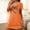 Orange, variant on Zorckvet Loose Nightgowns for Women Soft Pullover Night Shirts Plus Size Sleep Shirts Short Sleeve Sleepshirt for Women